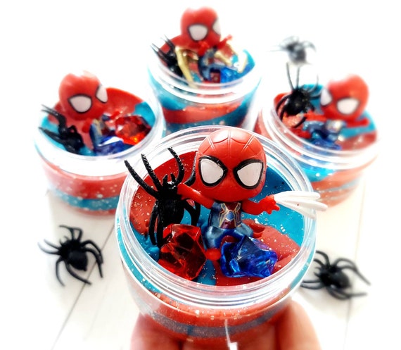 Pot de pâte à modeler Spiderman, Cadeaux Spiderman, Pots de pâte à