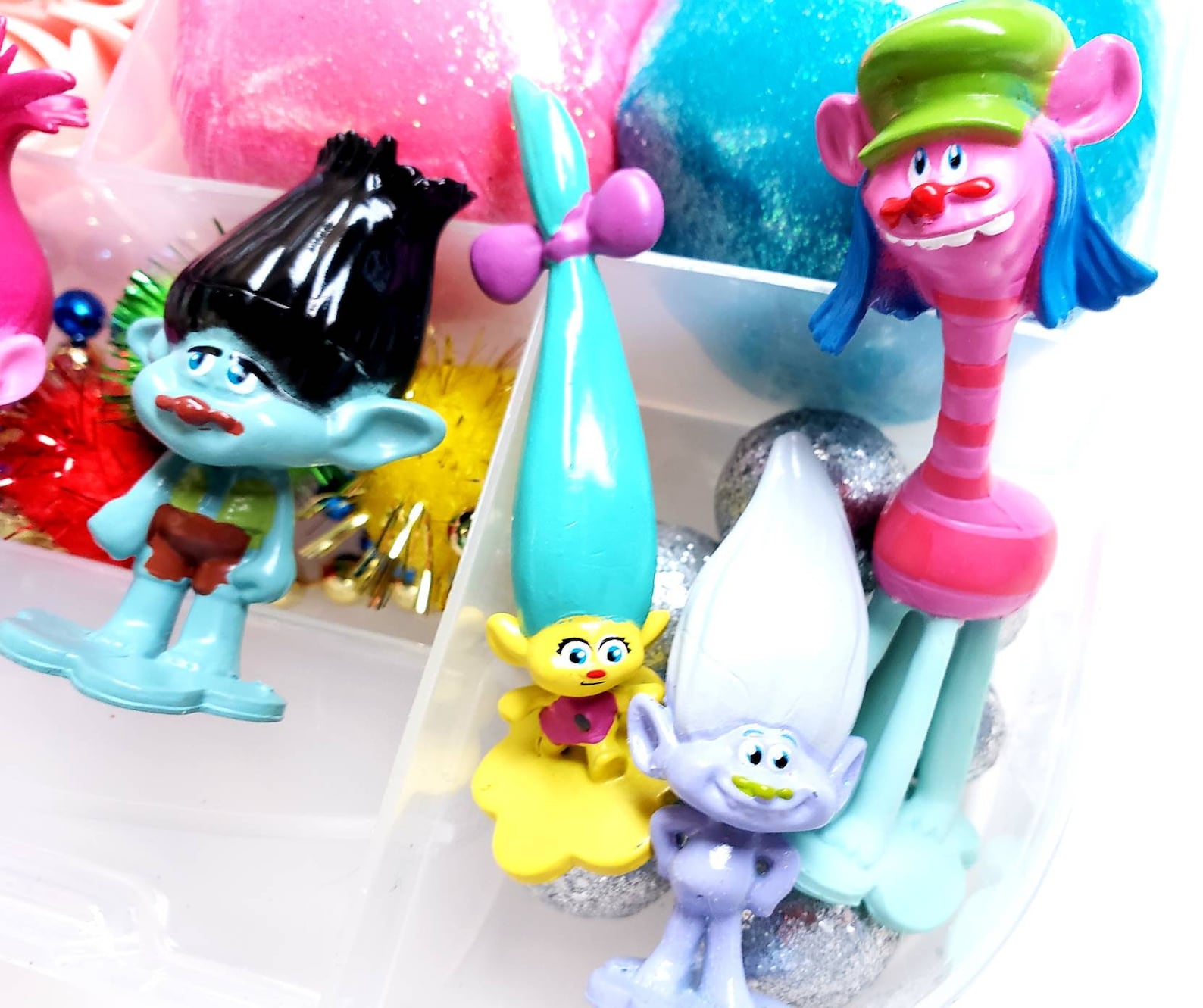Trolls Play Dough Kit Trolls Sensory Kit Playdough Sensory Etsy