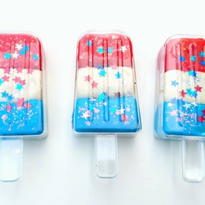 4th of July Party Favors, Playdough Popsicle, Playdough Party Favor, Ice Cream Party, Kids Birthday Party Favors, Summer Party, Patriotic