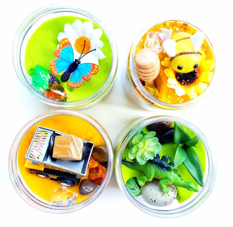 Playdough Jars Play Dough Jar Playdough Kit Sensory Kit Etsy