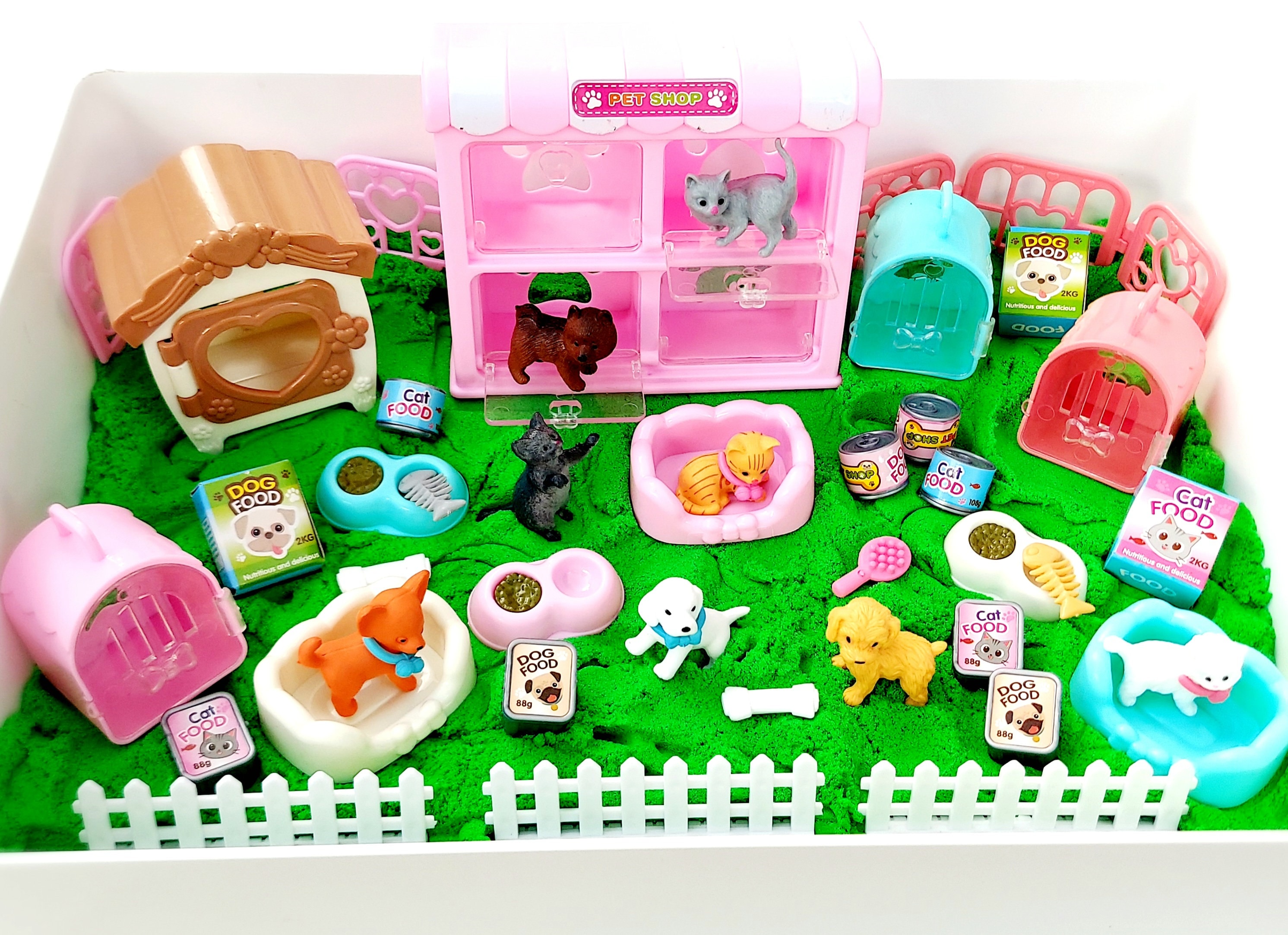 Calico Critters Kinetic Sand Bulk Pet Sensory Bin Kids Sensory