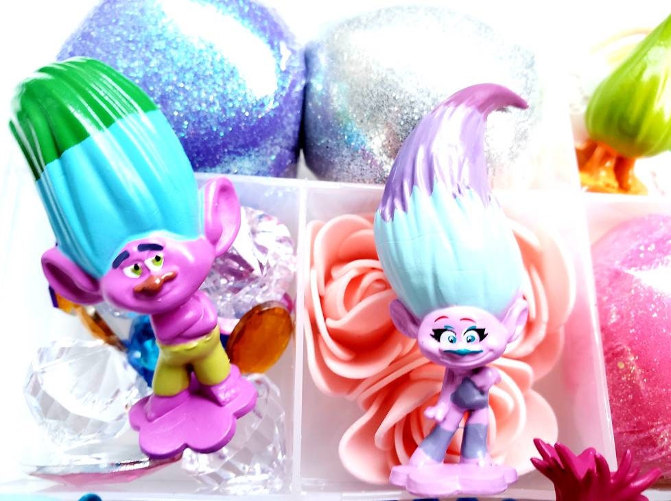 Trolls Play Dough Kit Trolls Sensory Kit Playdough Sensory Etsy