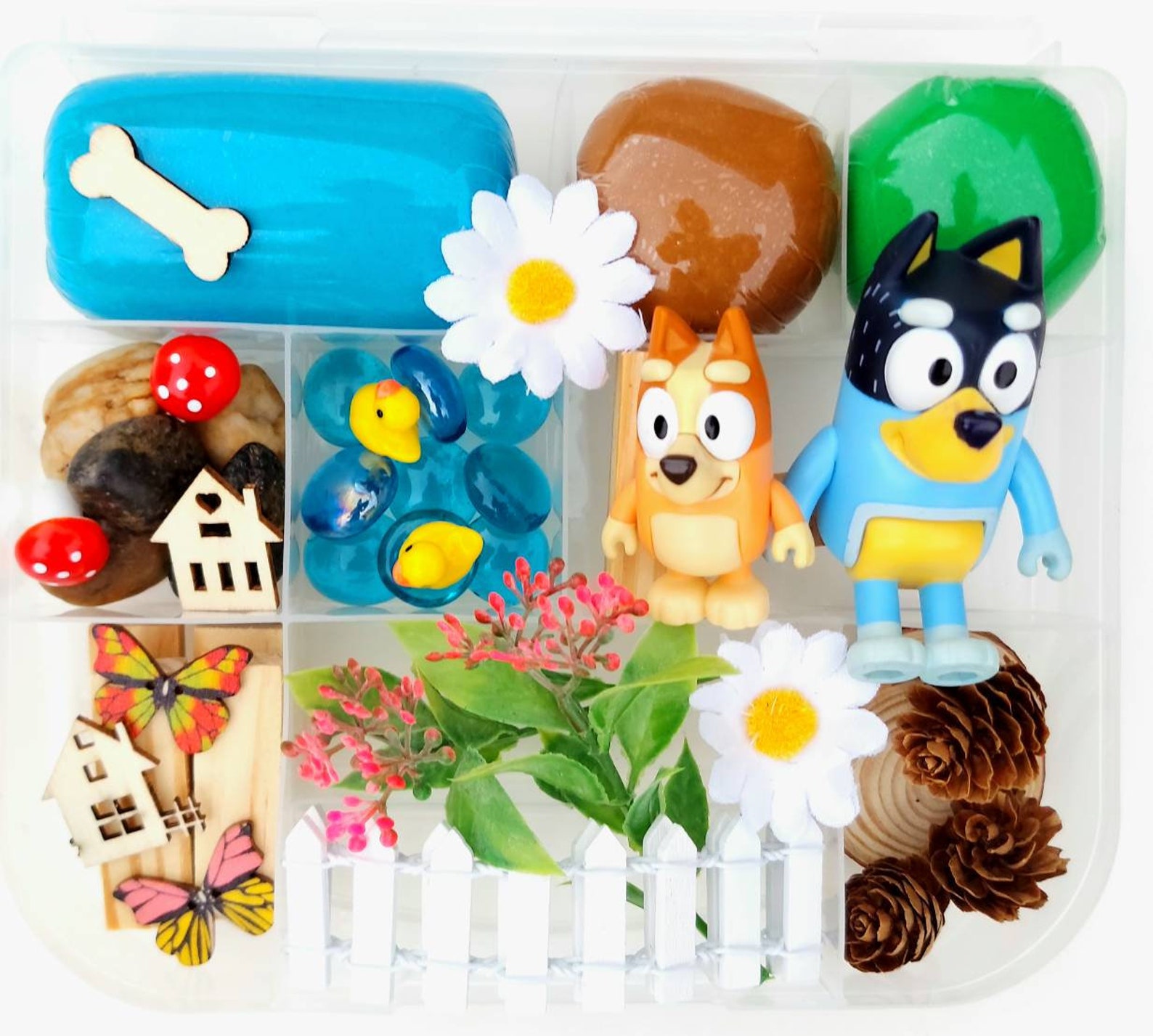 Playdough Kit Bluey Playdough Kit Playdough Sensory Kit Etsy Australia