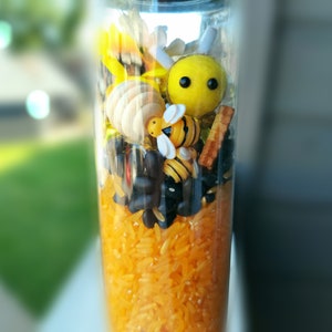 Bee Sensory Bottle, Calm Down Bottle, I Spy Sensory Bottle, Sensory Bottle Baby,Sensory Bottles, Autism Sensory Toys, Easter Basket Stuffers