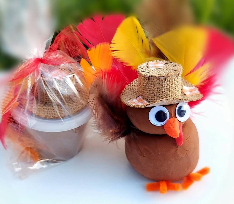 Build a Turkey Playdough Kit Play Dough Kit Playdough image 1