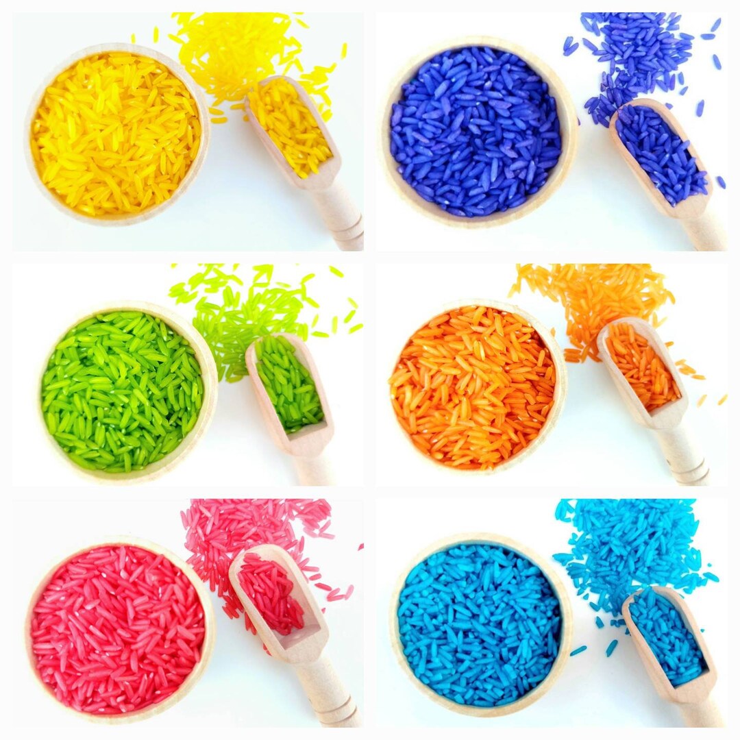 Sensory Rice, Colored Rice, Sensory Bin Rice, Sensory Bin Filler, Sensory Bin, Sensory Kit