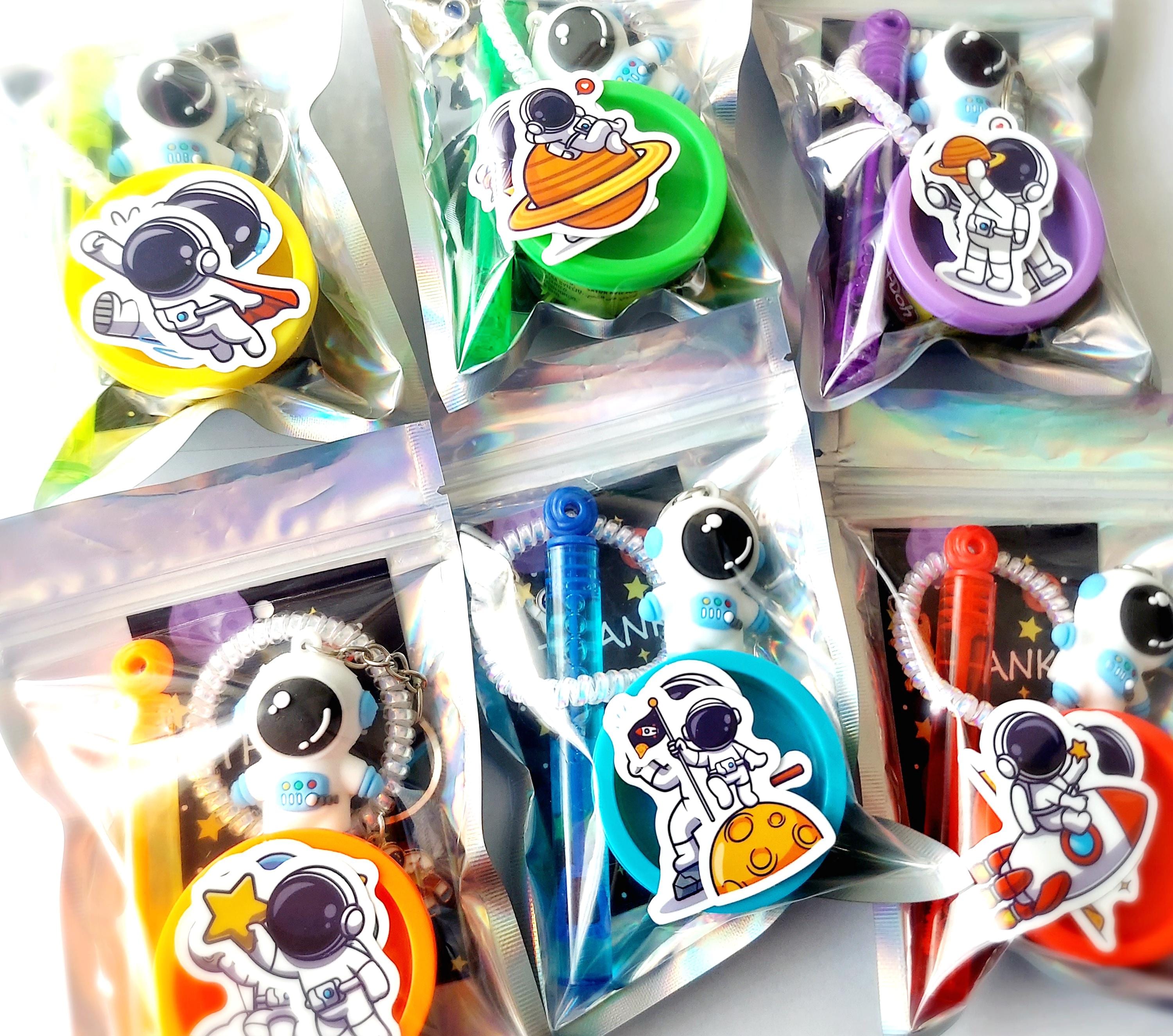Space Astronaut Party Favor Bags, Rocket Ship Birthday Goodie Bags, Galaxy Party Favors for Kids, Galaxy Birthday Party Supplies