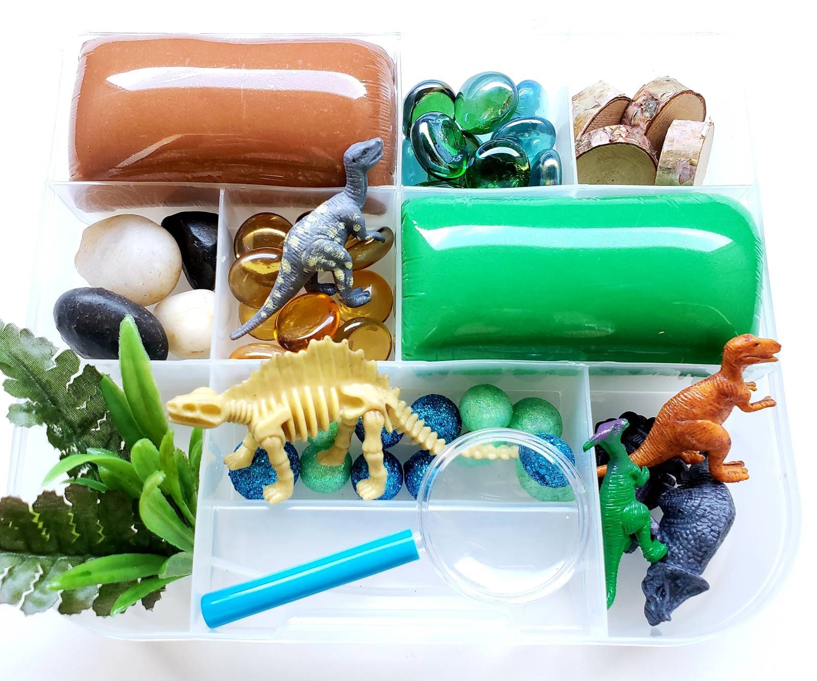 Dinosaur Sensory Kit Dinosaur Playdough Kit Playdough | Etsy