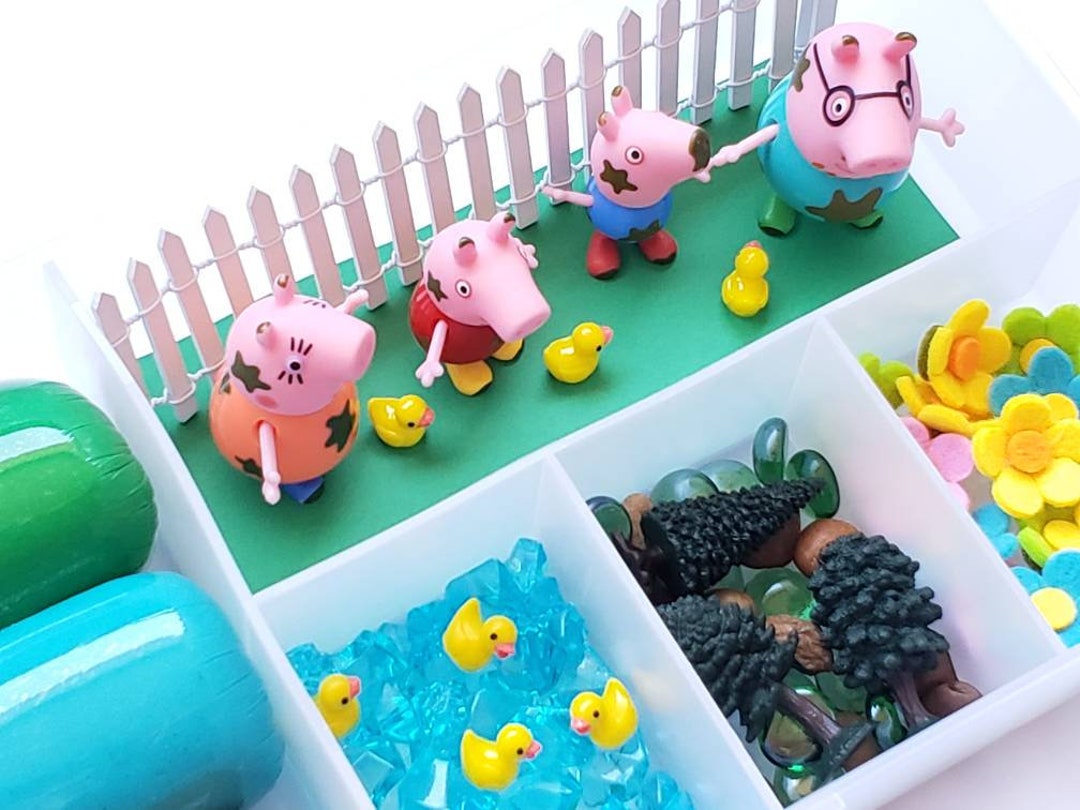 Peppa Pig Playdough Kit Sensory Kit Sensory Bin Sensory Kit for Toddlers Peppa Pig Birthday Gifts Christmas Gifts for Kids Playdoh Kit Etsy UK