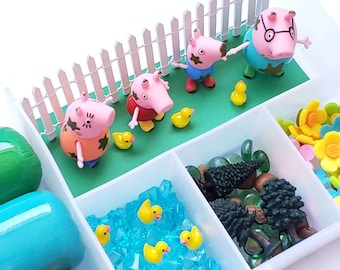 Peppa Pig Playdough Kit, Toddler Sensory Kit, Birthday Gift for