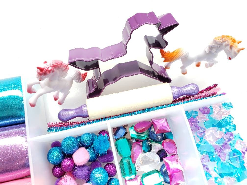 unicorn playdough kit