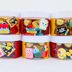 Back To School Playdoh, Playdough Jars, Back To School Gift, Class Gifts, Kids Party Favors, Sensory Kit, Playdough Kit, Gift For Students