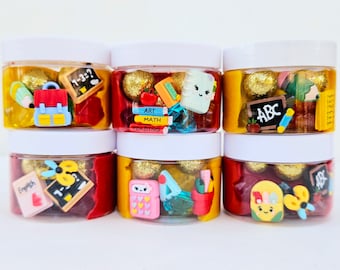 Back To School Playdoh, Playdough Jars, Back To School Gift, Class Gifts, Kids Party Favors, Sensory Kit, Playdough Kit, Gift For Students