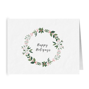 Holigays heureux | Carte de Noël Punny LGBTQ - Cadeaux de vacances | Carte de voeux de vacances gay mignon | Cartes de vacances et de Noël LGBTQ | Punny Gay