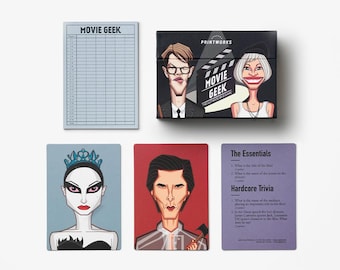 Movie Geek Trivia Game, Unique Card Games