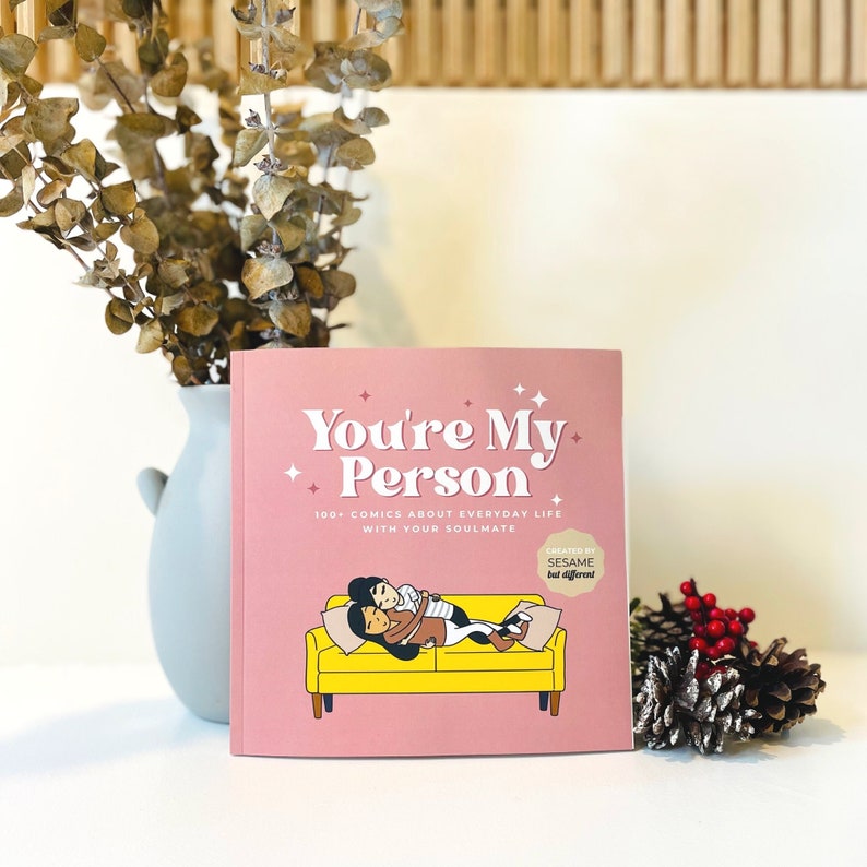 You're My Person 100 Comics About Everyday Life with Your Soulmate Cute Lesbian Book Romantic WLW Anniversary, Birthday, Holiday Gift image 1