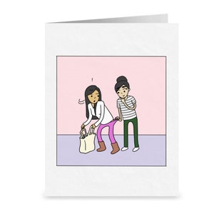 J’ai trouvé mon pot d’or | Drôle de carte lesbienne de la Saint-Valentin ou de la Saint-Patrick | Cadeau d’anniversaire LGBTQ mignon | Carte de vœux Sweet Sapphic WLW