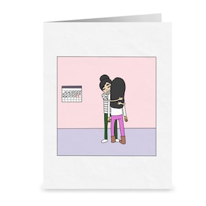 Heute mein Lieblingstag, weil es der Tag ist, an dem Du geboren wurdest | Happy Birthday Lesbische Grußkarte | LGBTQ Geschenk | Sapphic WLW Geburtstagskarte