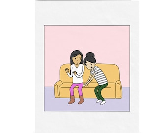 Merci de toujours garder mes mains au chaud | Drôle de carte de vœux lesbienne | Mignon cadeau LGBTQ pour la Saint-Valentin ou l’anniversaire | | WLW Amour saphique