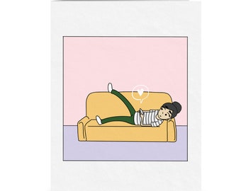 I Wish You Were Here Card | Romantic Lesbian Long Distance Relationship | Cute LGBT Anniversary Gifts | WLW Miss You | Sapphic Greeting Card