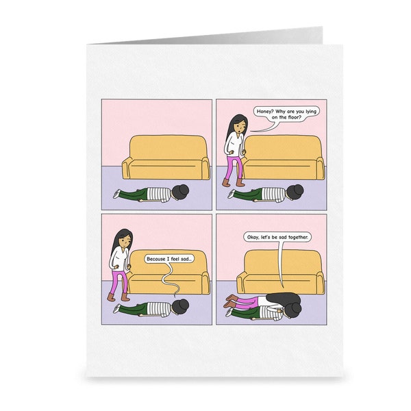 I Got You Babe | Lesbian Greeting Card | Feel Better Card | Lesbian LGBTQ Greeting Card | Romantic Lesbian Cards