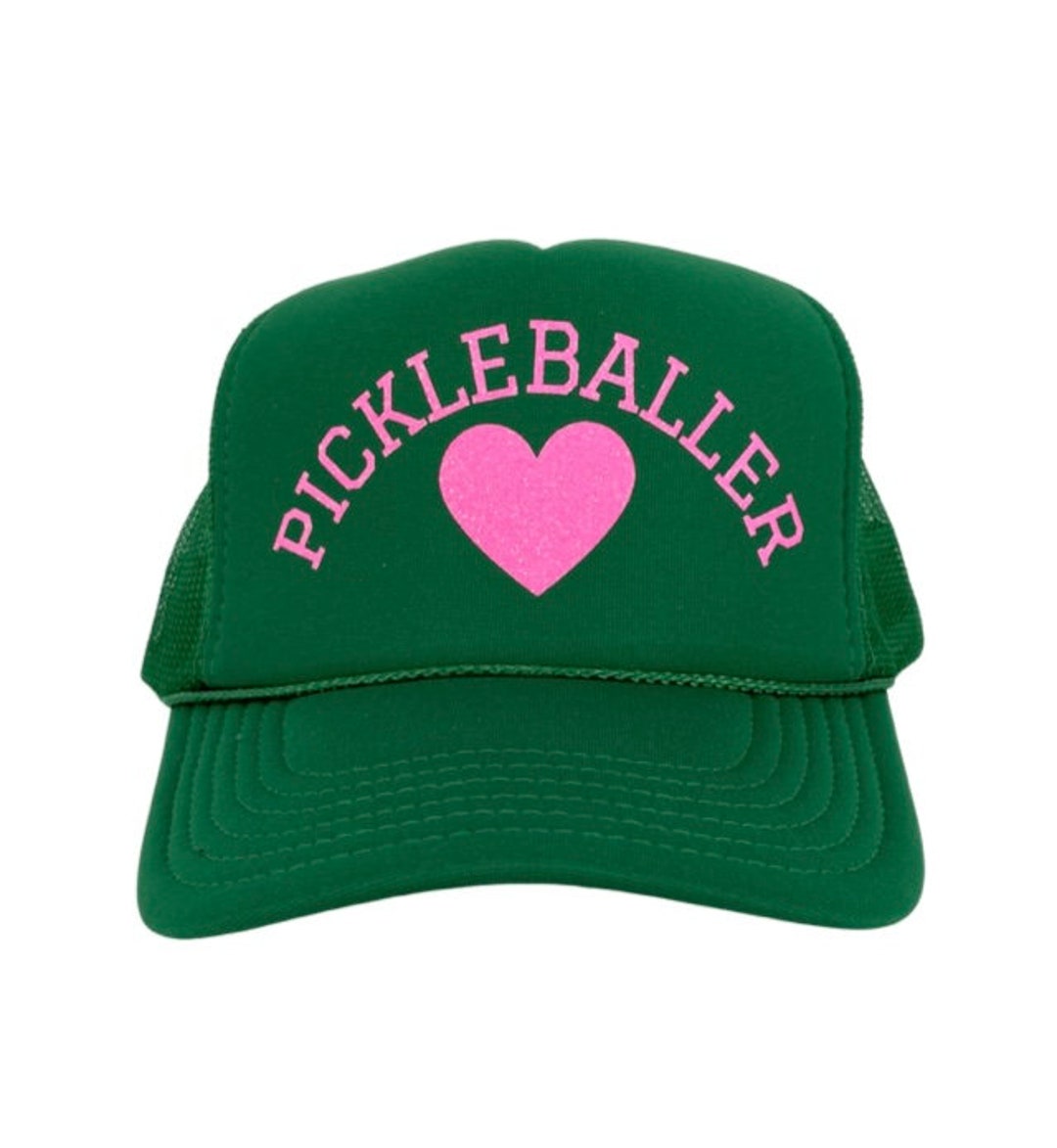 Pickleball Hat Pickleball Gift Pickle Ball Hat Green With Etsy
