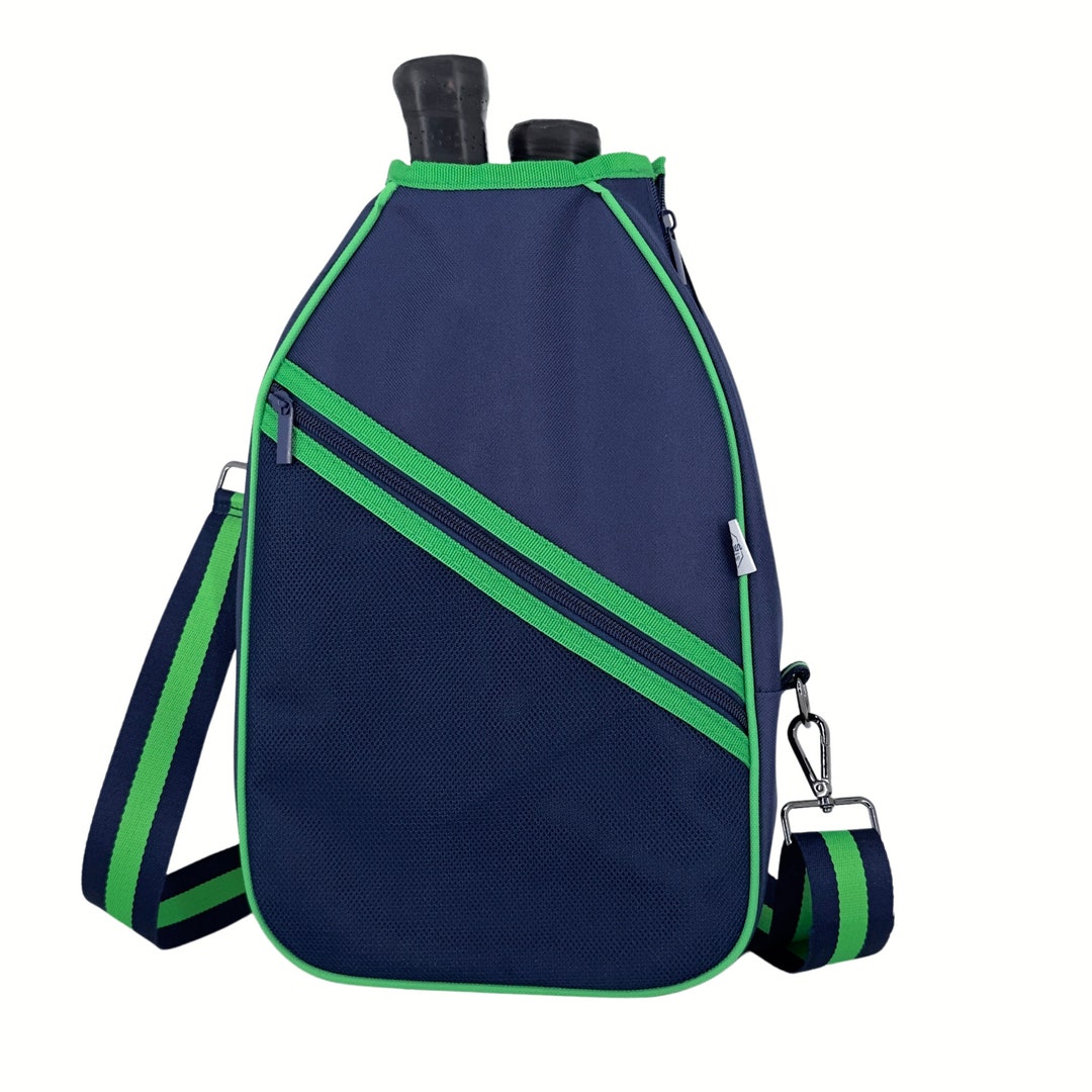 Pickleball Bag, Pickleball Paddle, Pickleball Gift, Navy Green