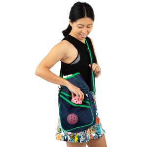 Pickleball bag, pickleball paddle, pickleball gift, navy green pickleball bag, paddle cover, lightweight Pickleball, pickleball bag women