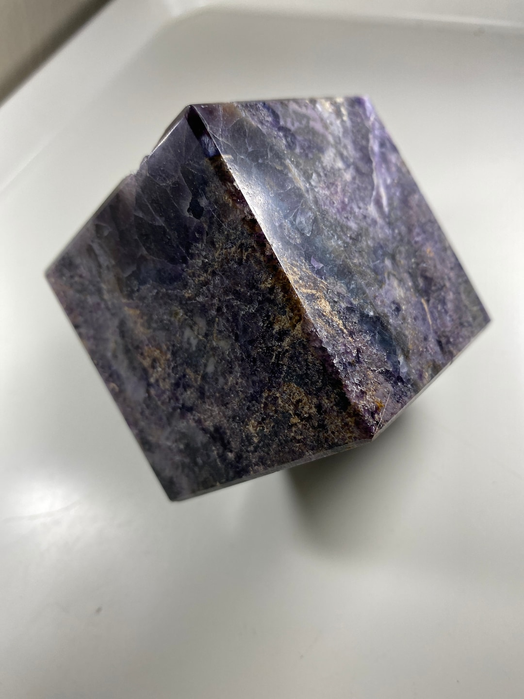 Rare Standing Drewsey Silky Fluorite Cube - Etsy