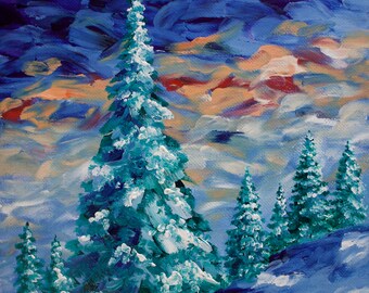 Winter Landscape Art Print