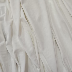Organic Hemp Cotton Knit Jersey PFD Dyeable Fabric by the Yard