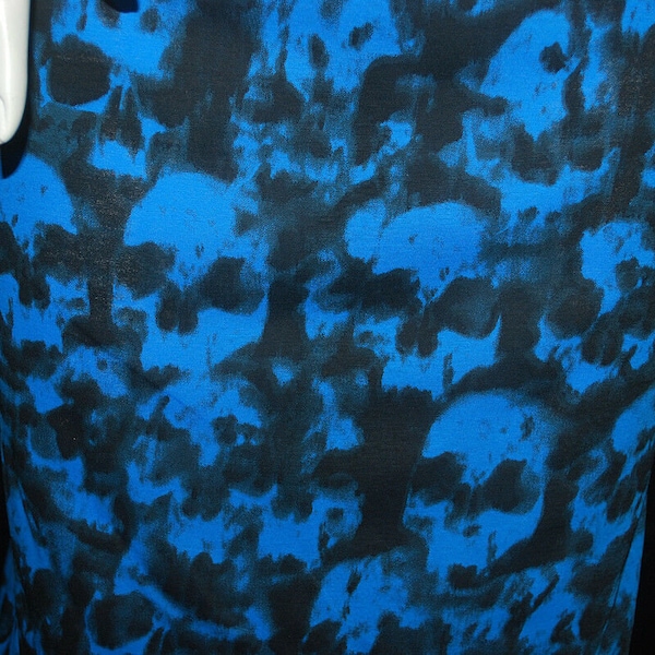 Skull Knit Fabric Etsy