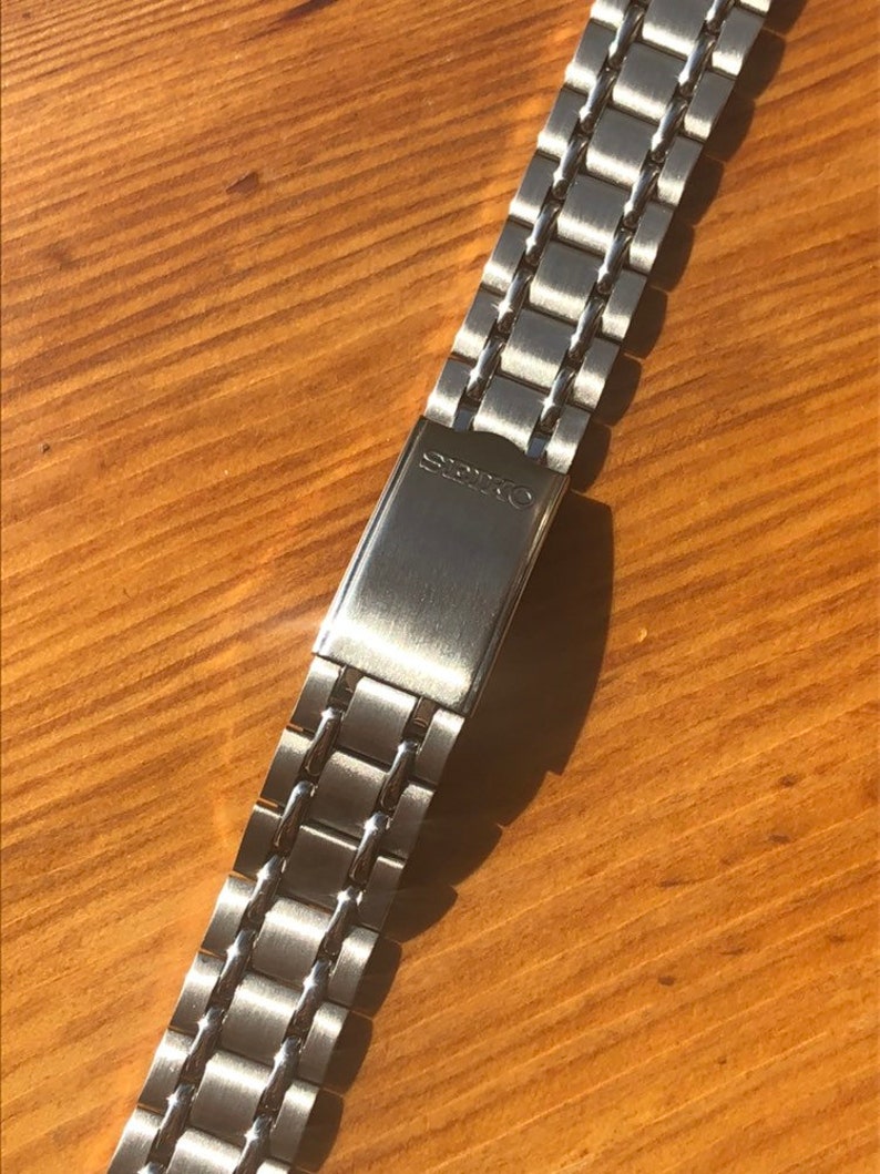 Seiko 19mm Stainless Steel Bracelet Strap Replacement | Etsy