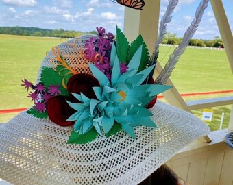MURRAL ice flower embroidery hat | AAR