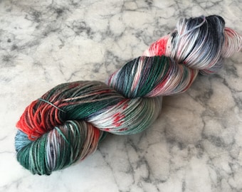 Hand dyed sock yarn 100g