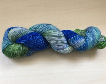 Hand-dyed sock wool 100g