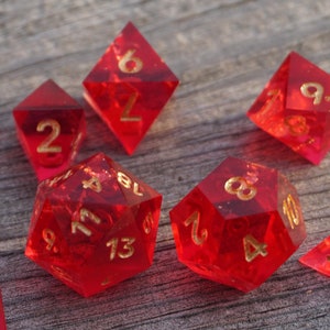 Rose (Gold) Dice Set