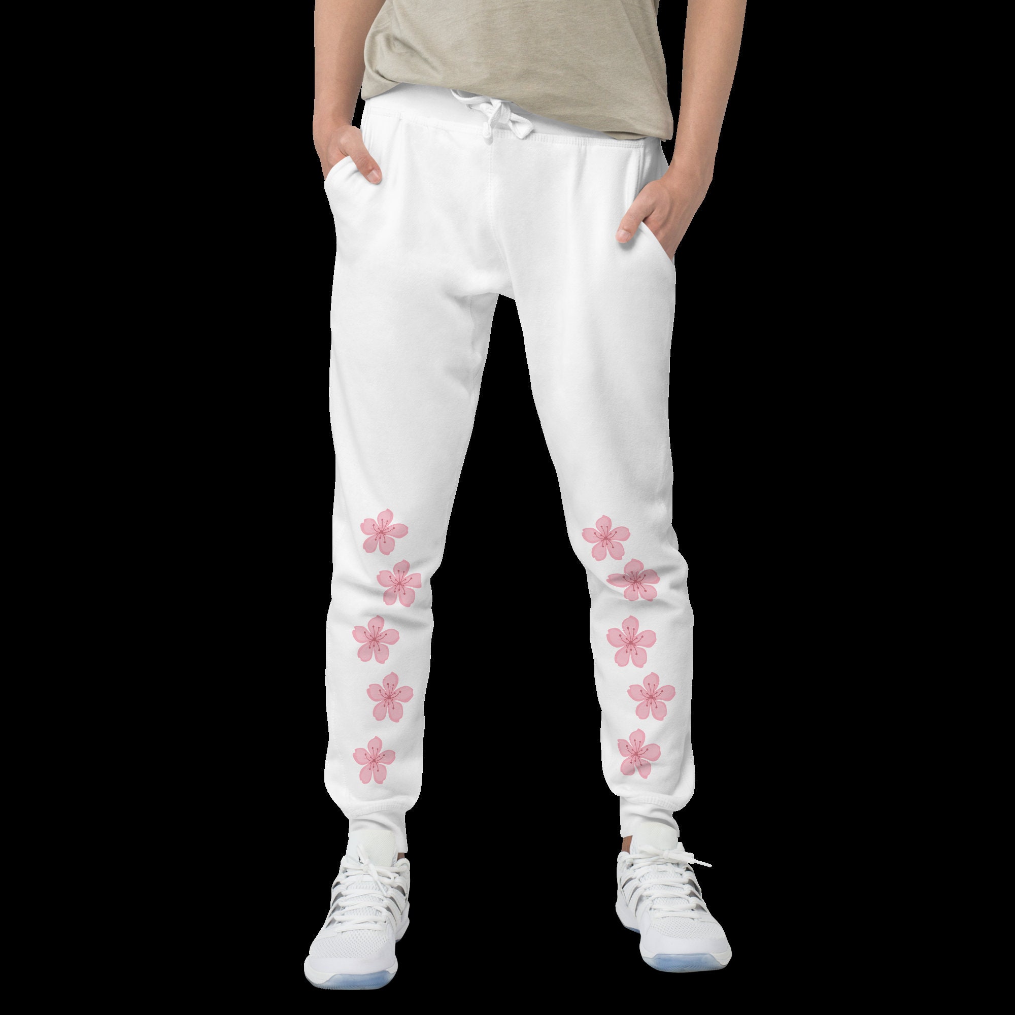 Cherry Blossom Recycled Leggings With Pockets All-over Cherry