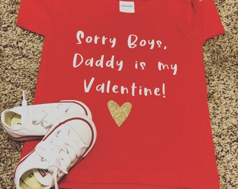 Sorry Boys Valentine Tee