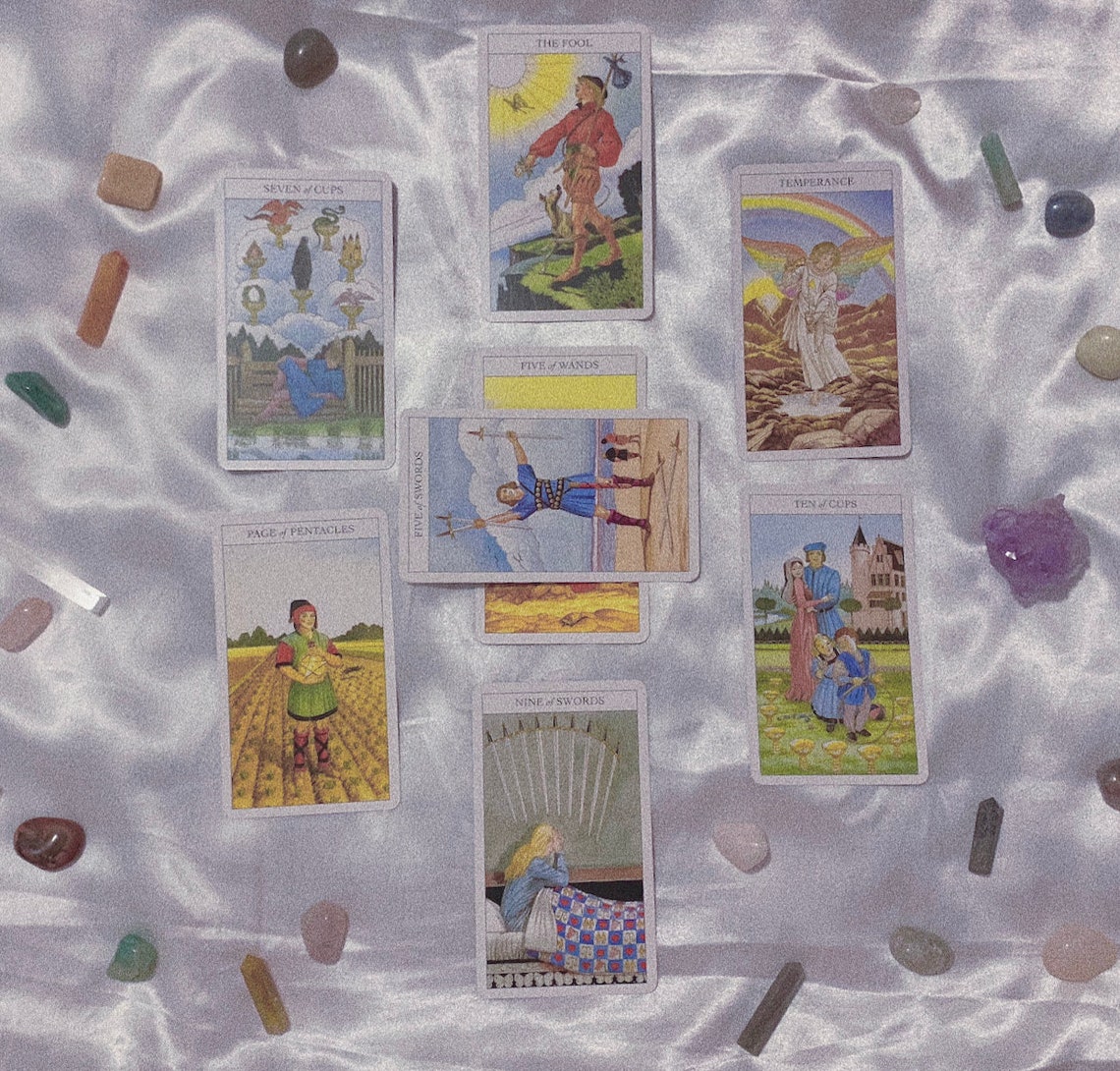 Month Ahead Tarot And Oracle Spread Etsy