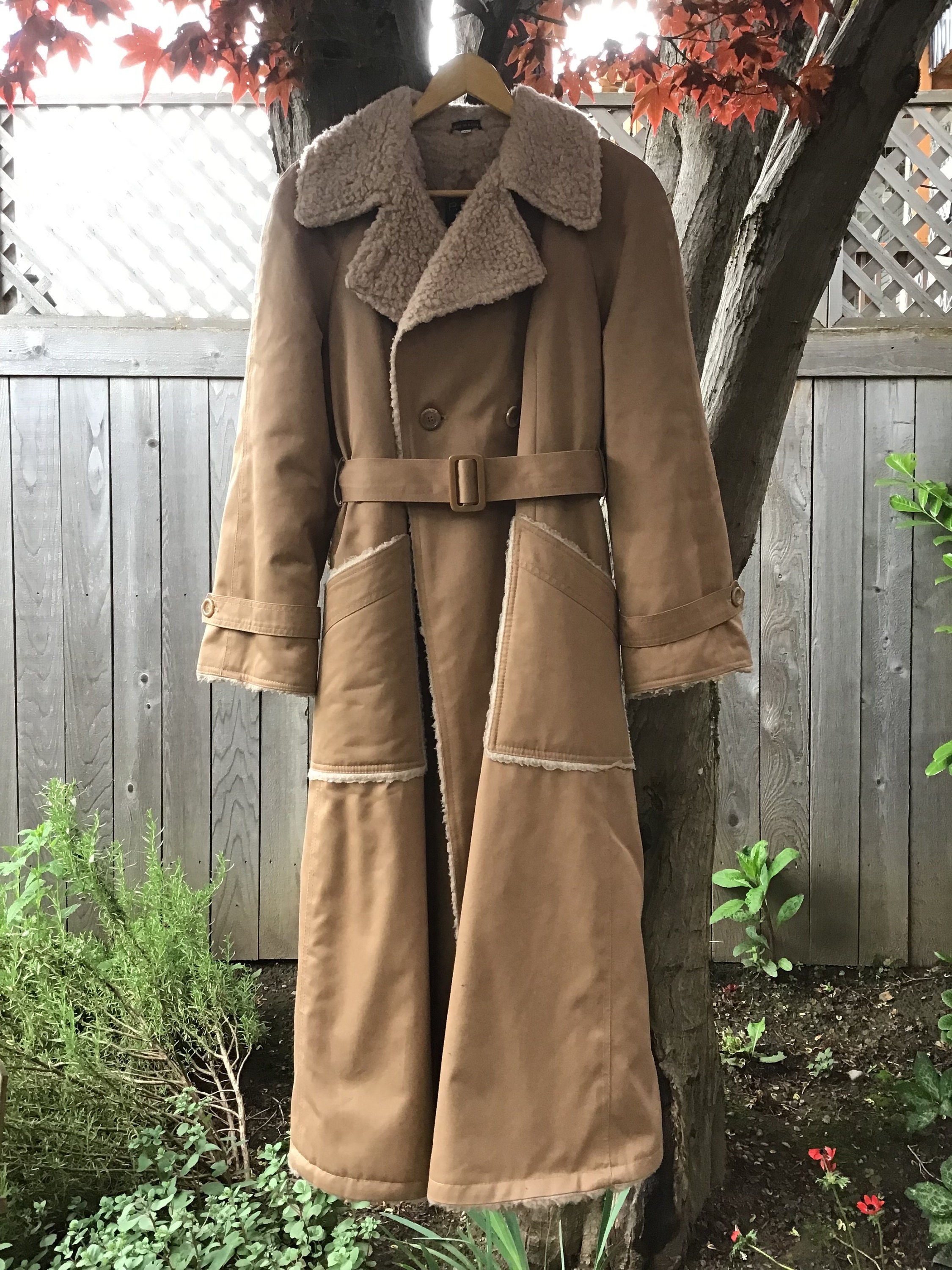 Manteau Vintage Années 70 - Taille 38/40 - Couleur Beige - Marque Profil - Très Bon état
