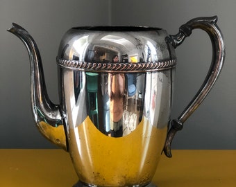 F B Rogers Caffettiera da caffè placcata argento vintage