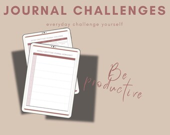 Journal Challenges Prompts