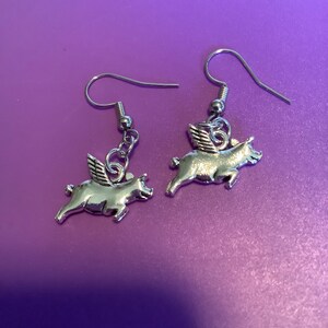 Flying Pig Earrings