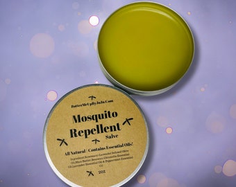 Mosquito Repellent, Mosquito Repellent Salve, All Natural Mosquito Repellent, Salve