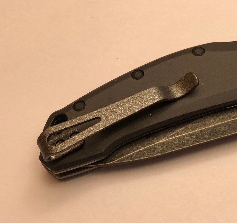 Gun Metal Gray Titanium Deep Carry Pocket Clip Made for Etsy