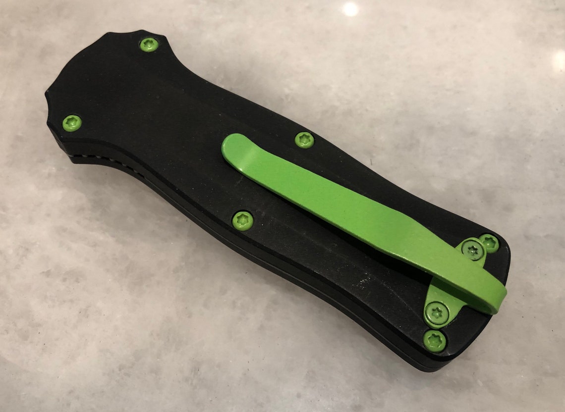 Zombie Green Titanium Deep Pocket Clip For Benchmade Infidel Etsy