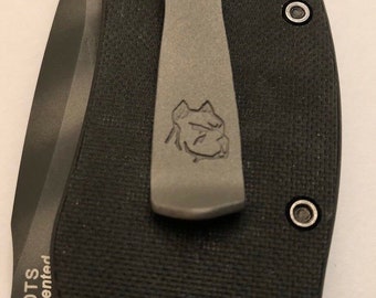 Titanium Deep Pocket Clip For Zero Tolerance Knives ZT0300 ZT0350 ZT0301