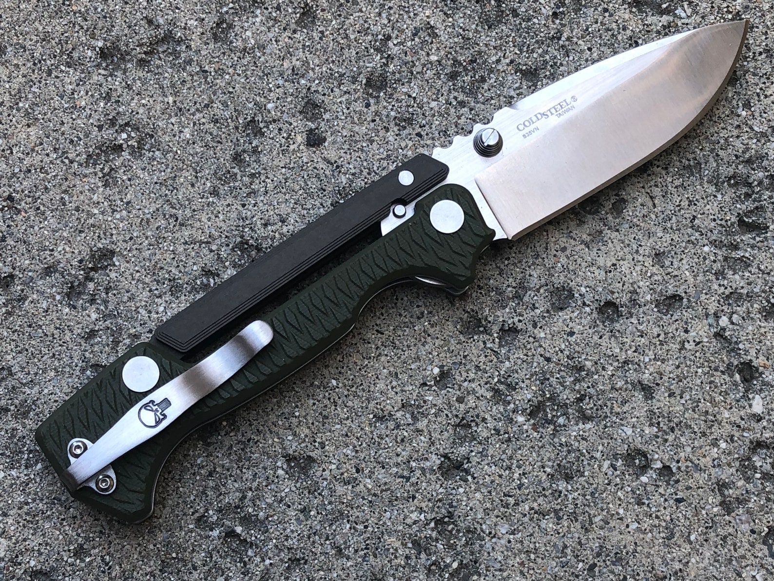 Satin Titanium Deep Carry Pocket Clip for Cold Steel AD15 Etsy