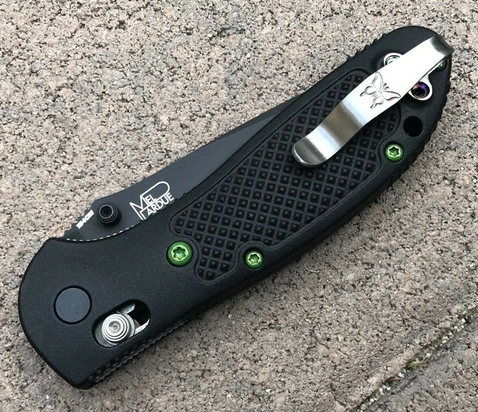 Satin Titanium Deep Carry Pocket Clip for Benchmade Griptilian Etsy UK